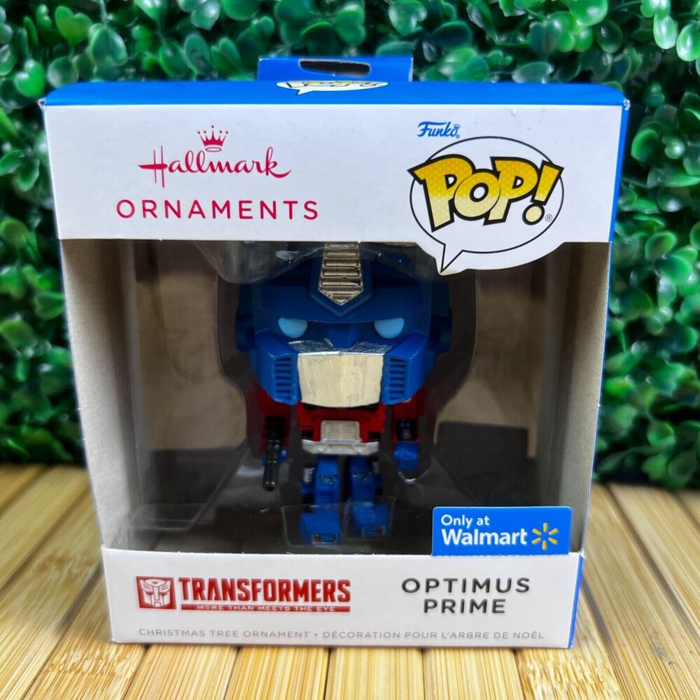 New Hallmark Funko Pop Transformers Optimus Prime Christmas Ornament NIB